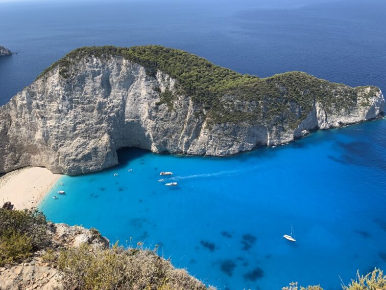 Zakynthos pláž Navagio